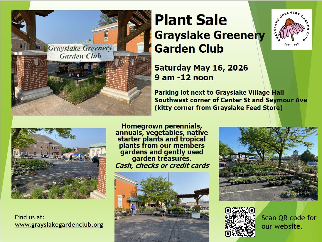 Grayslake Greenery Garden Club Annual Plant Sale
